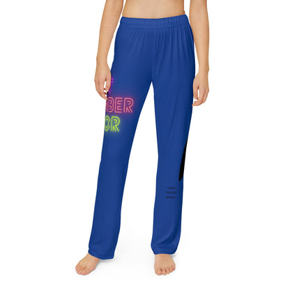 Kids Pajama Pants: Lost Remember Honor Dark Blue 