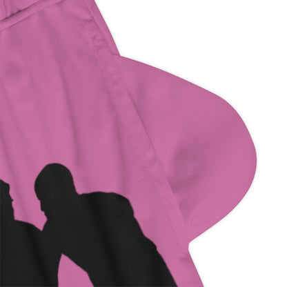 Basketball Rib Shorts: Basketball Lite Pink