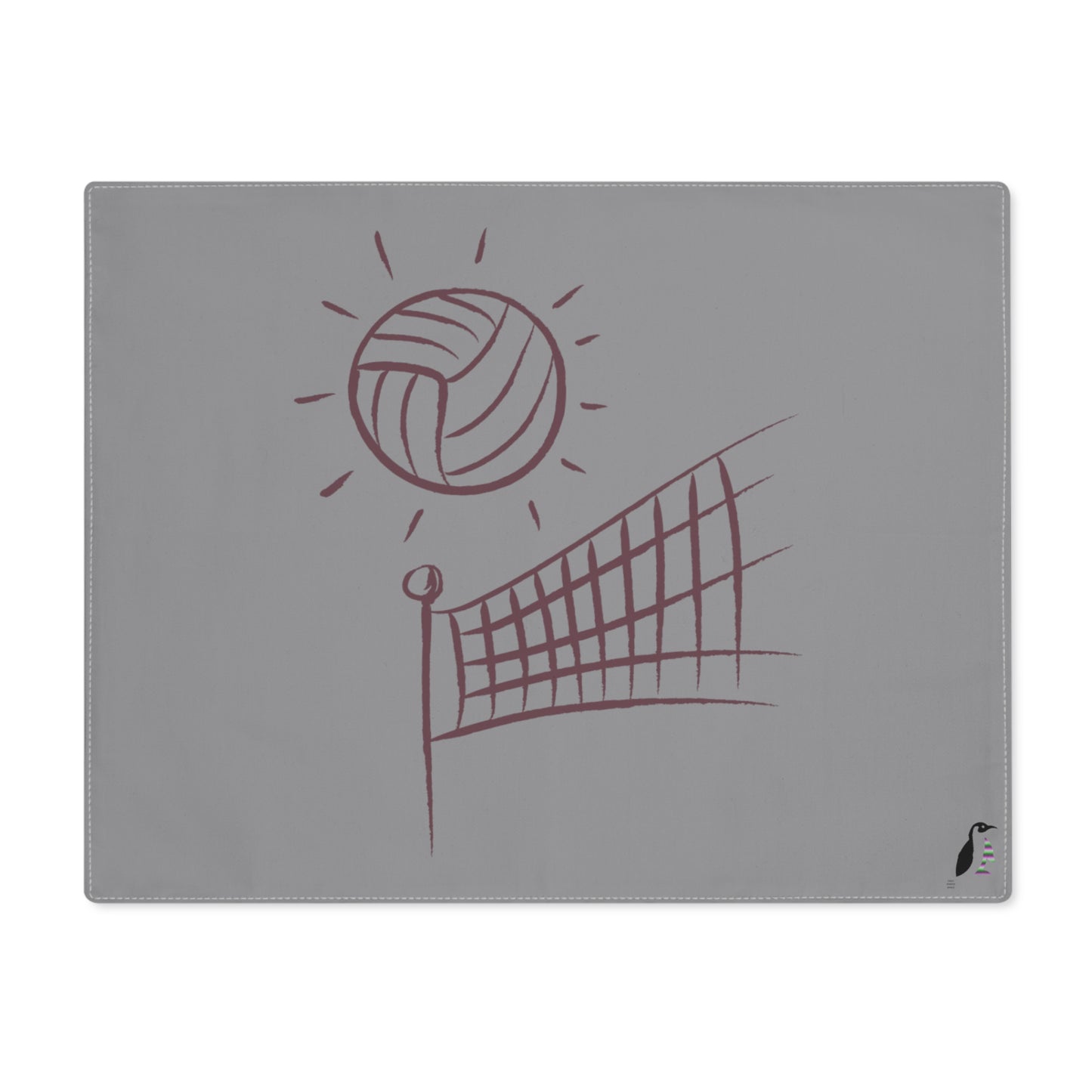 Placemat, 1pc: Volleyball Grey