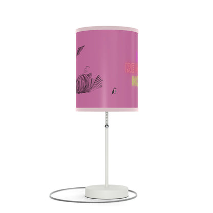 Lamp on a Stand, US|CA plug: Writing Lite Pink