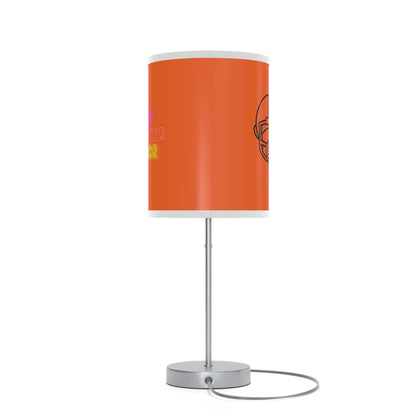 Lamp on a Stand, US|CA plug: Football Orange 