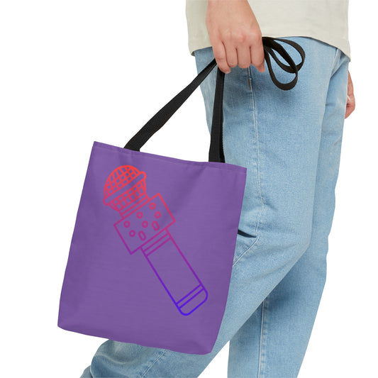 Tote Bag: Music Lite Purple