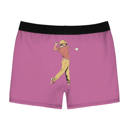 Men's Boxer Briefs: Golf Lite Pink