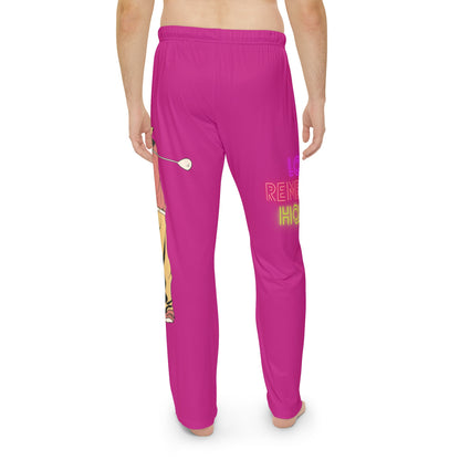 Men's Pajama Pants: Golf Pink