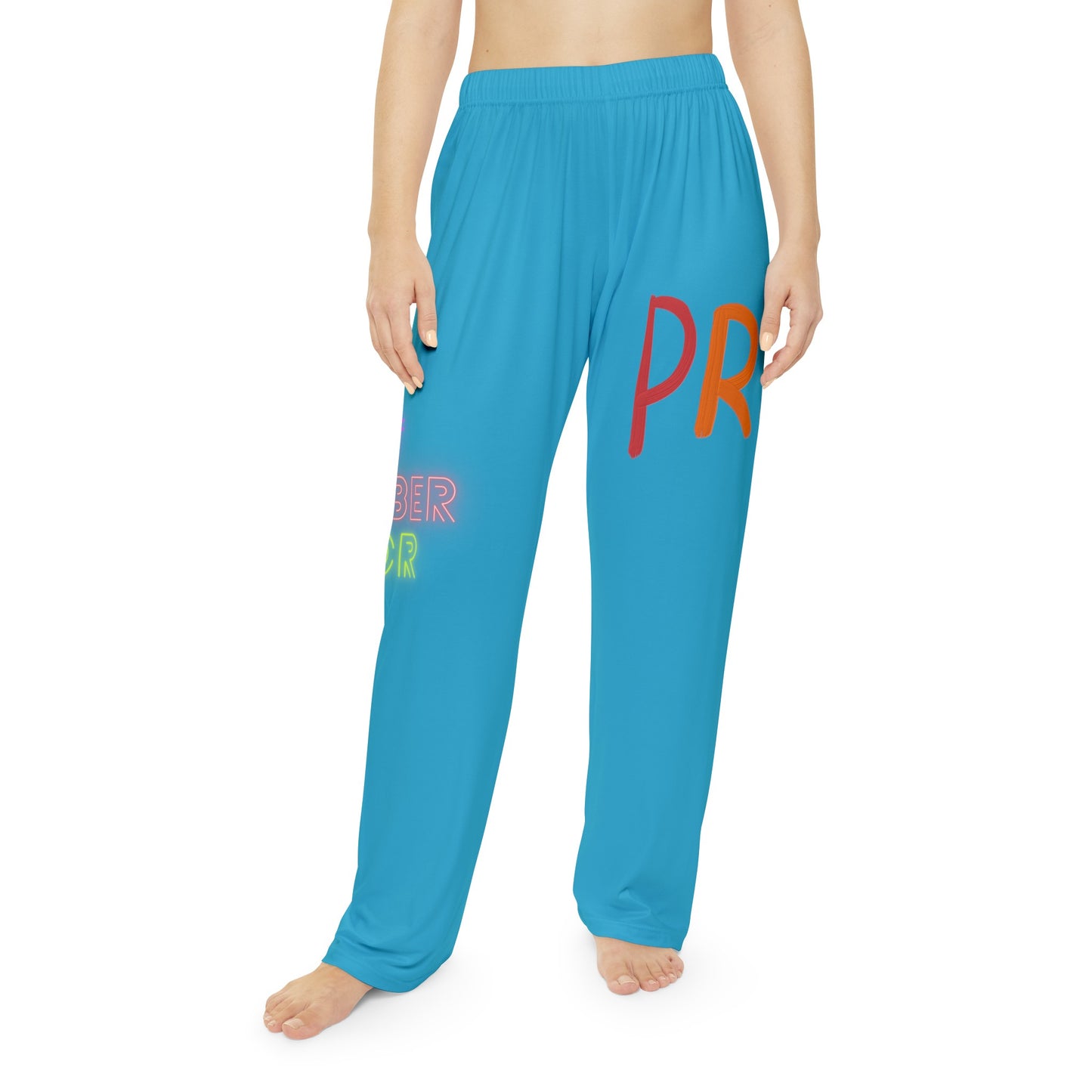 Women's Pajama Pants: LGBTQ Pride Turquoise