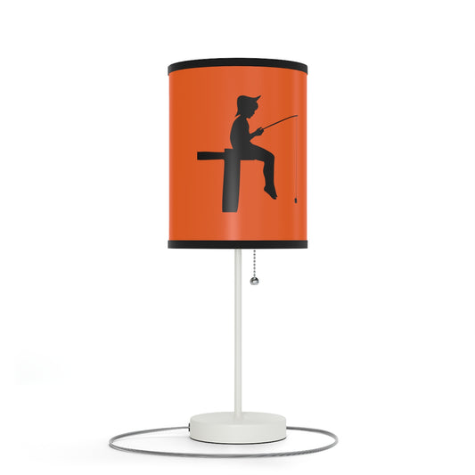 Lamp on a Stand, US|CA plug: Fishing Orange