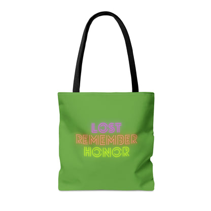 Tote Bag: Crazy Penguin World Logo Green