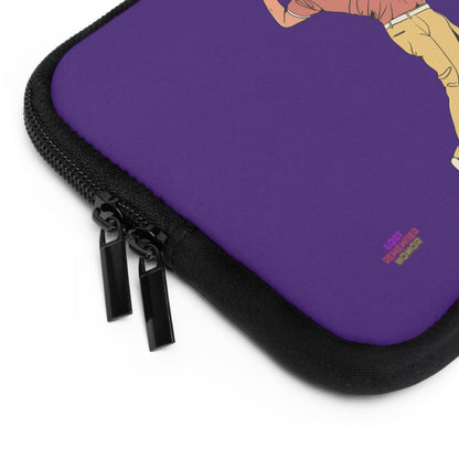 Laptop Sleeve: Golf Purple