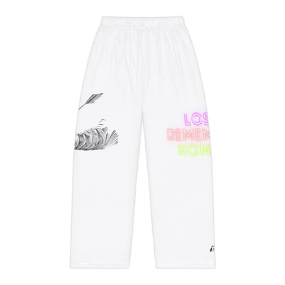 Women's Pajama Pants: Writing White