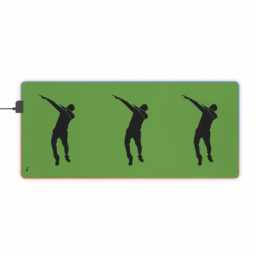 LED Gaming Mouse Pad: Dance Green