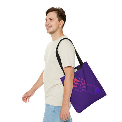 Tote Bag: Music Purple