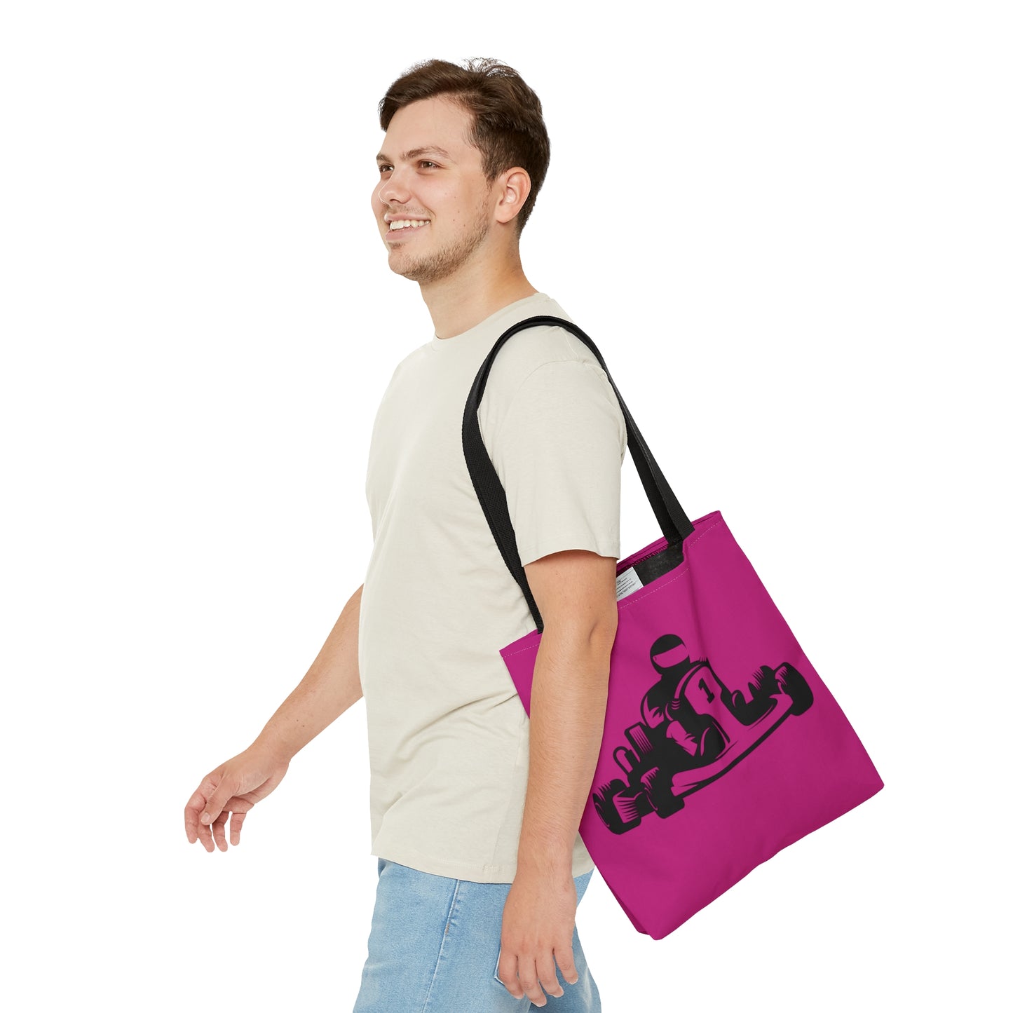 Tote Bag: Racing Pink