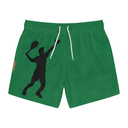 Swim Trunks: Tennis Dark Green