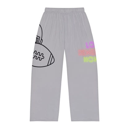 Men's Pajama Pants: Football Lite Grey