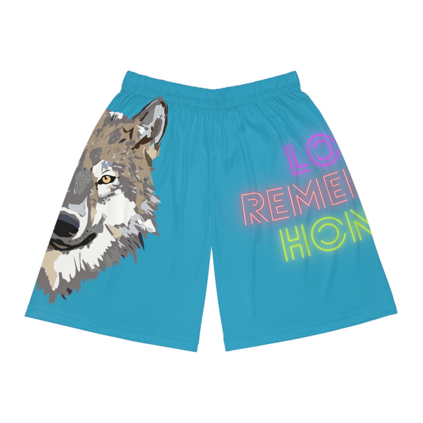 Basketball Shorts: Wolves Turquoise