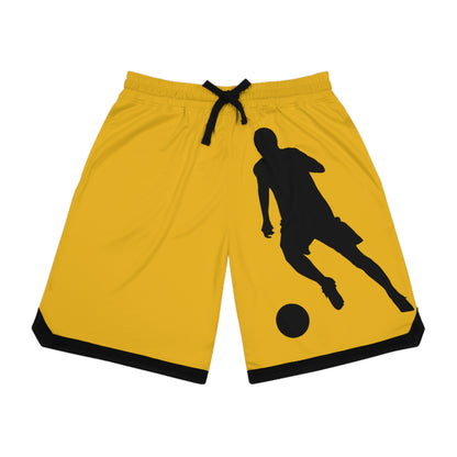 Basketball Rib Shorts: Soccer Yellow