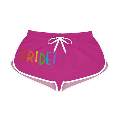 Women's Relaxed Shorts: LGBTQ Pride Pink