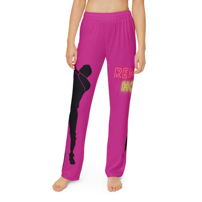 Kids Pajama Pants: Dance Pink