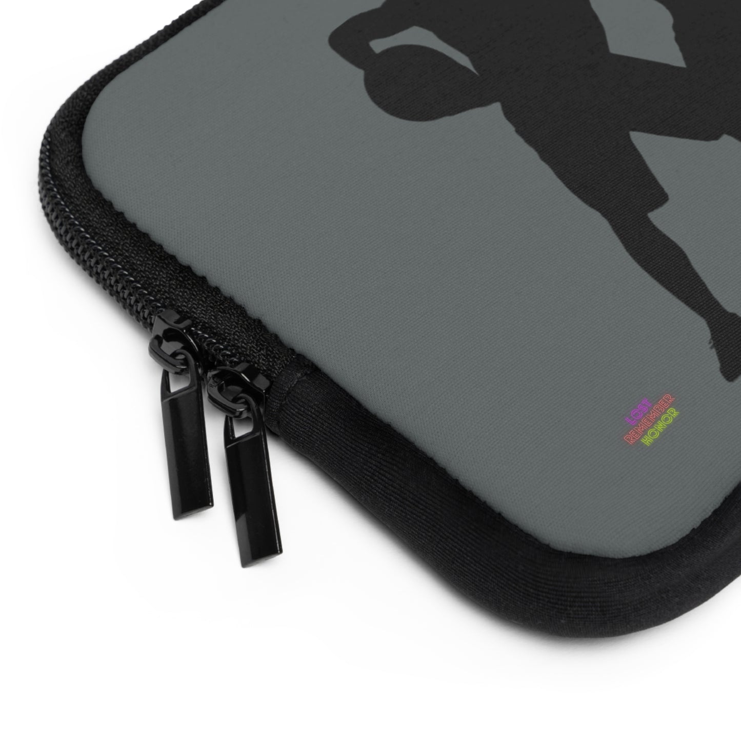 Laptop Sleeve: Basketball Dark Grey