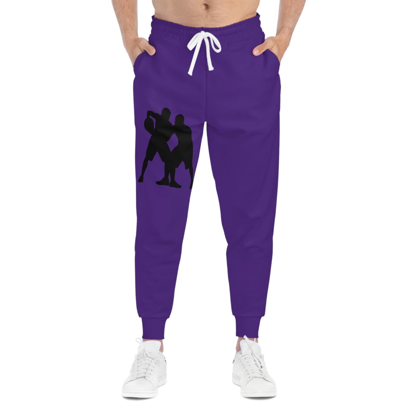 Athletic Joggers: Basketball Purple