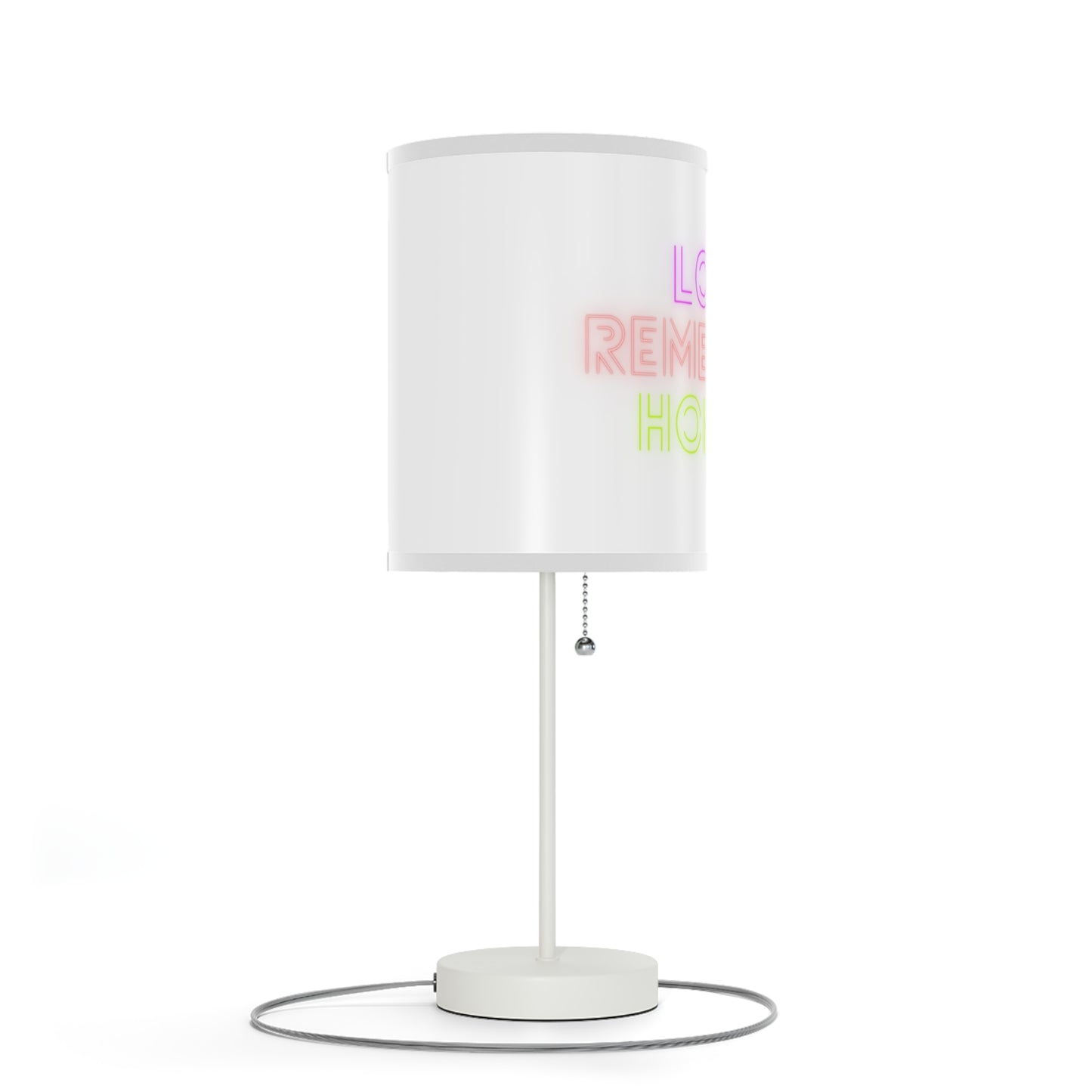 Lamp on a Stand, US|CA plug: Lost Remember Honor White 