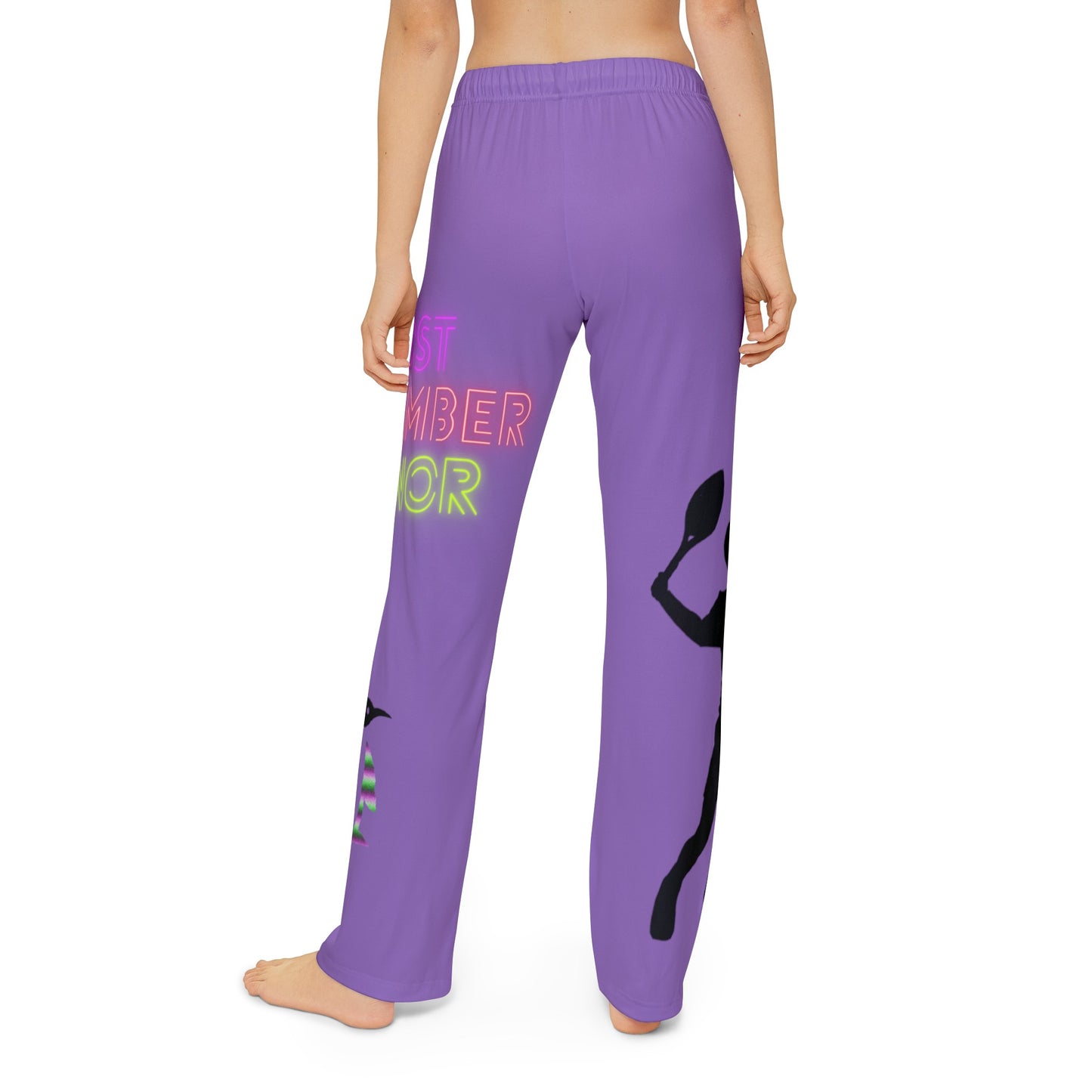 Kids Pajama Pants: Tennis Lite Purple