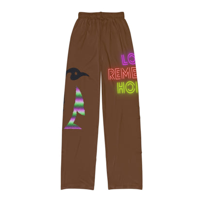 Kids Pajama Pants: Lost Remember Honor Brown