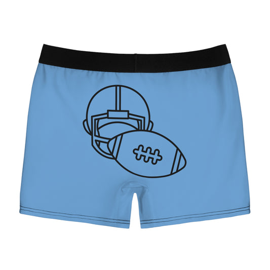 Men's Boxer Briefs Football Lite Blue