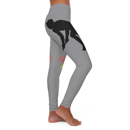 Women's Spandex Leggings: Hockey Grey