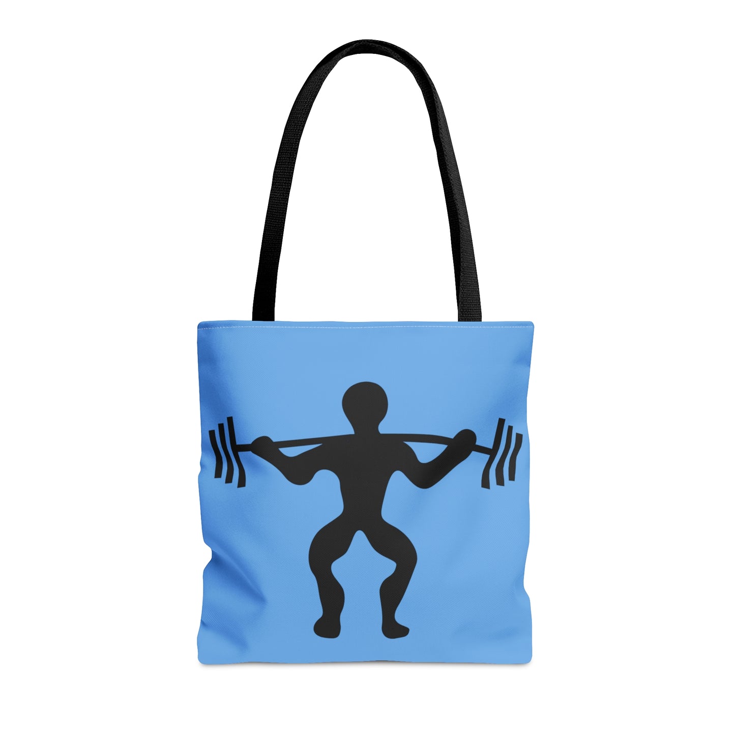 Tote Bag: Weightlifting Lite Blue