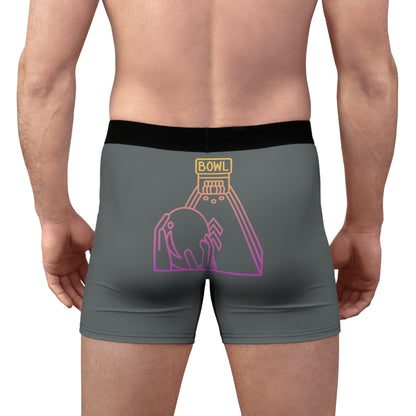 Men's Boxer Briefs: Bowling Dark Grey