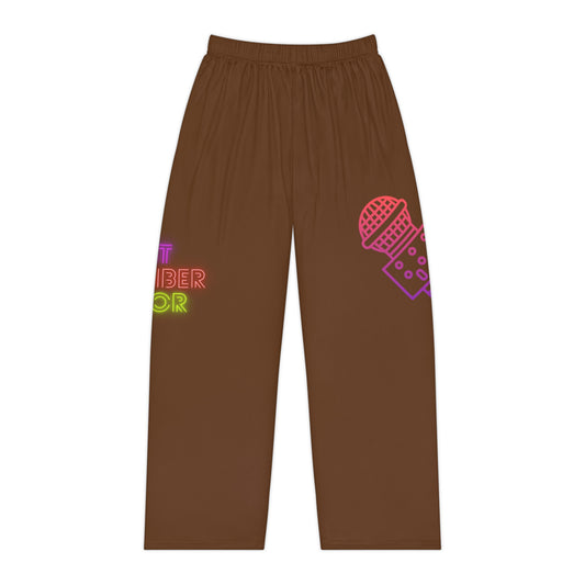 Pambabaeng Pajama Pants: Music Brown 