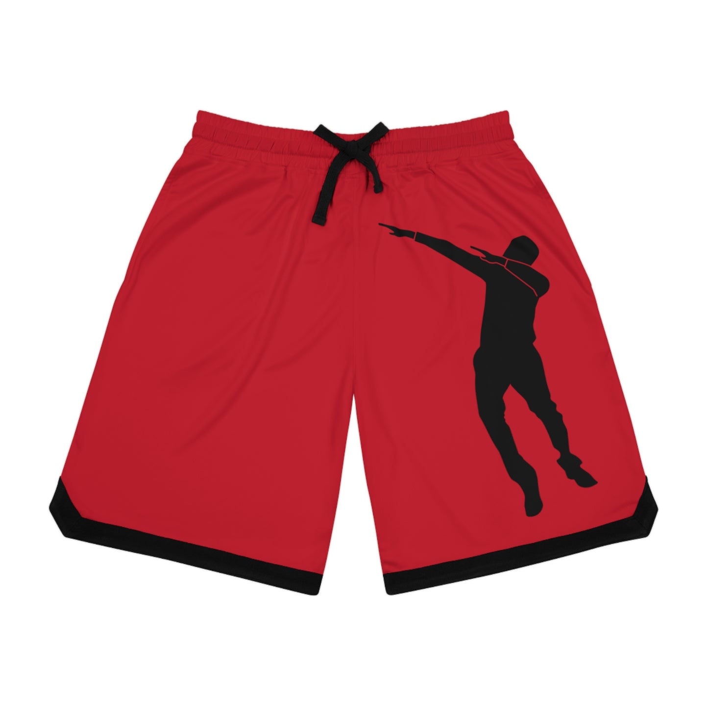 Basketball Rib Shorts: Dance Dark Red