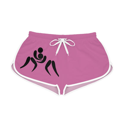 Women's Relaxed Shorts: Wrestling Lite Pink