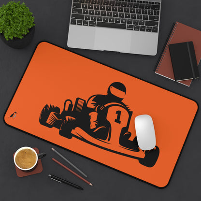 Desk Mat: Racing Orange