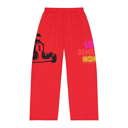 Men's Pajama Pants: Racing Red