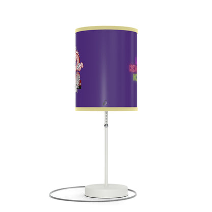 Lamp on a Stand, US|CA plug: Dragons Purple