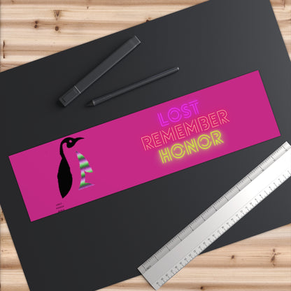 Bumper Stickers: Crazy Penguin World Logo Pink