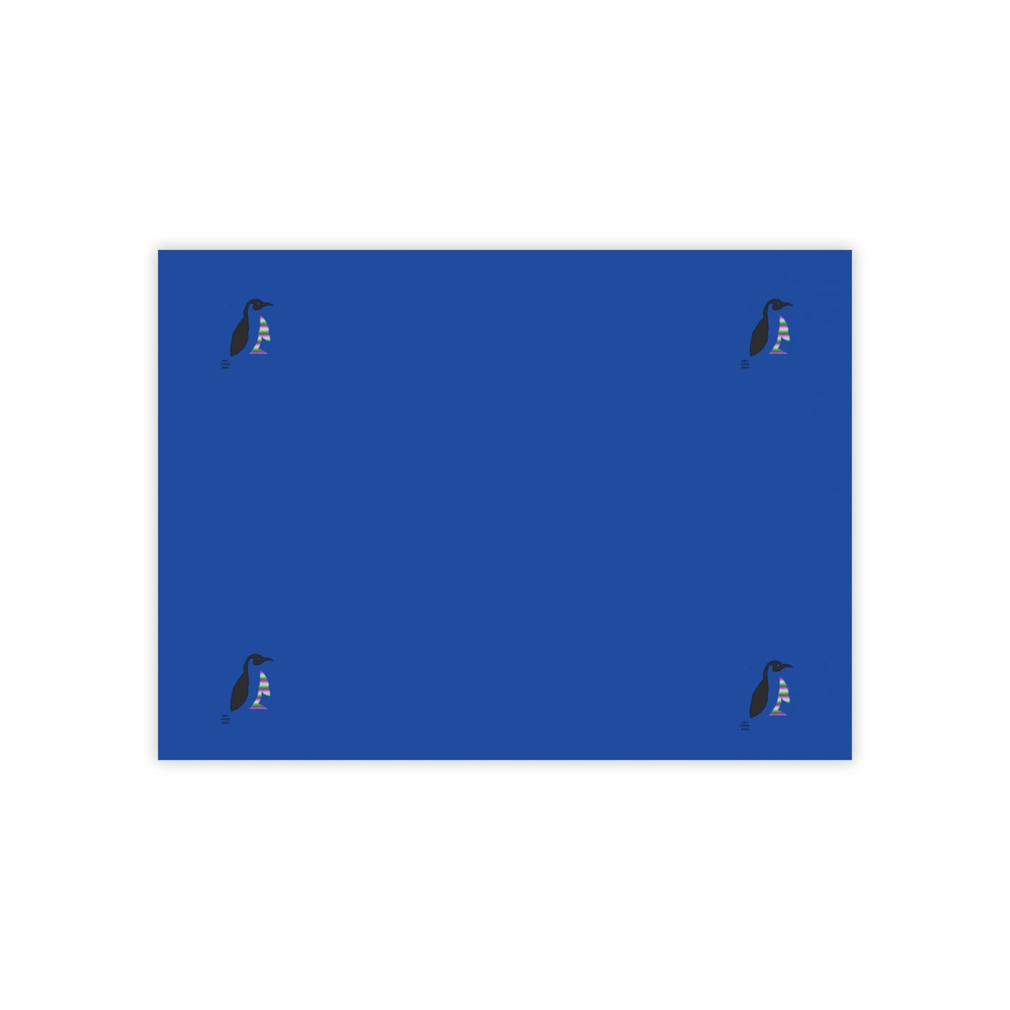 Post-it® Note Pads: Crazy Penguin World Logo Dark Blue