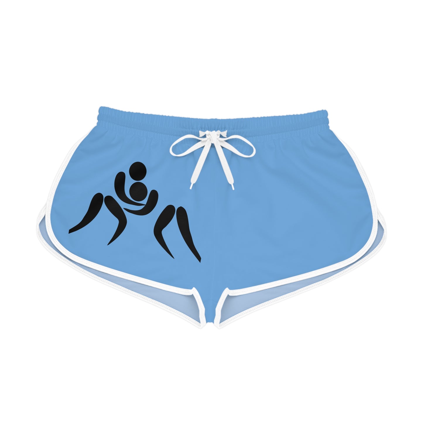 Women's Relaxed Shorts: Wrestling Lite Blue