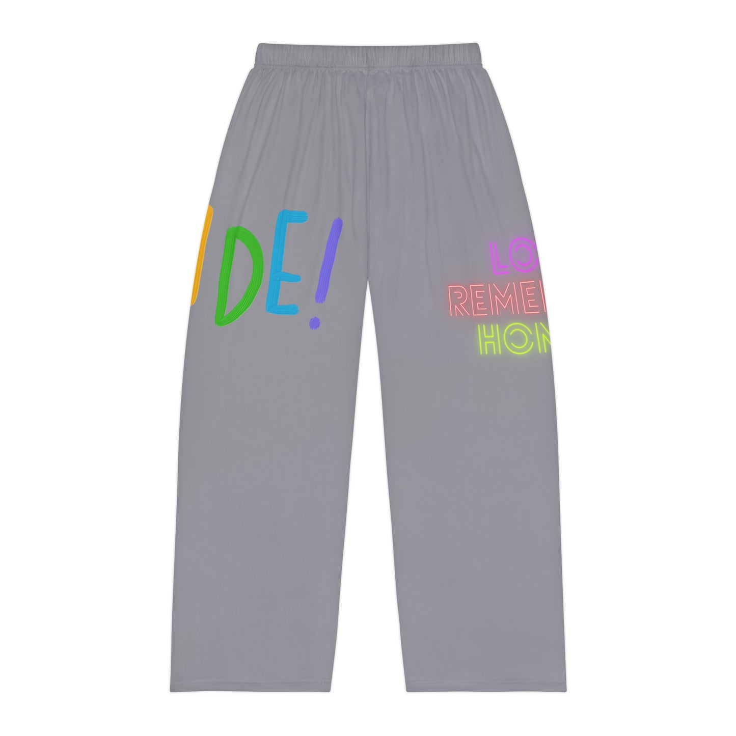 Men's Pajama Pants: LGBTQ Pride Grey