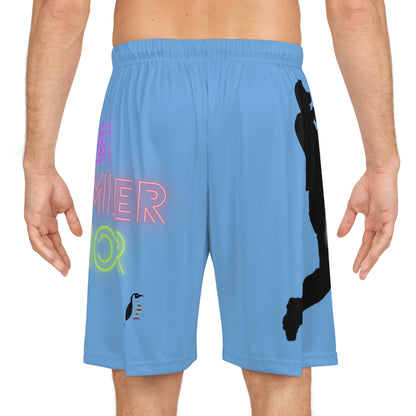 Basketball Shorts: Baseball Lite Blue