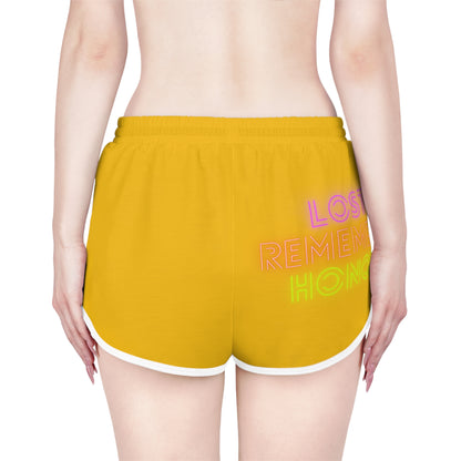 Women's Relaxed Shorts: Tennis Yellow