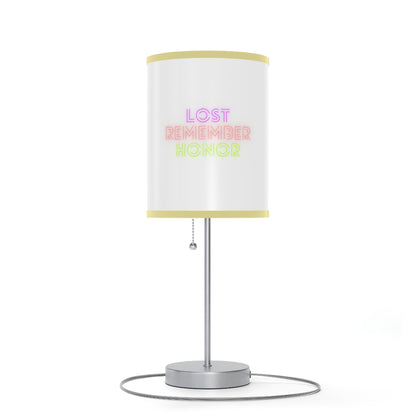 Lamp on a Stand, US|CA plug: Baseball White