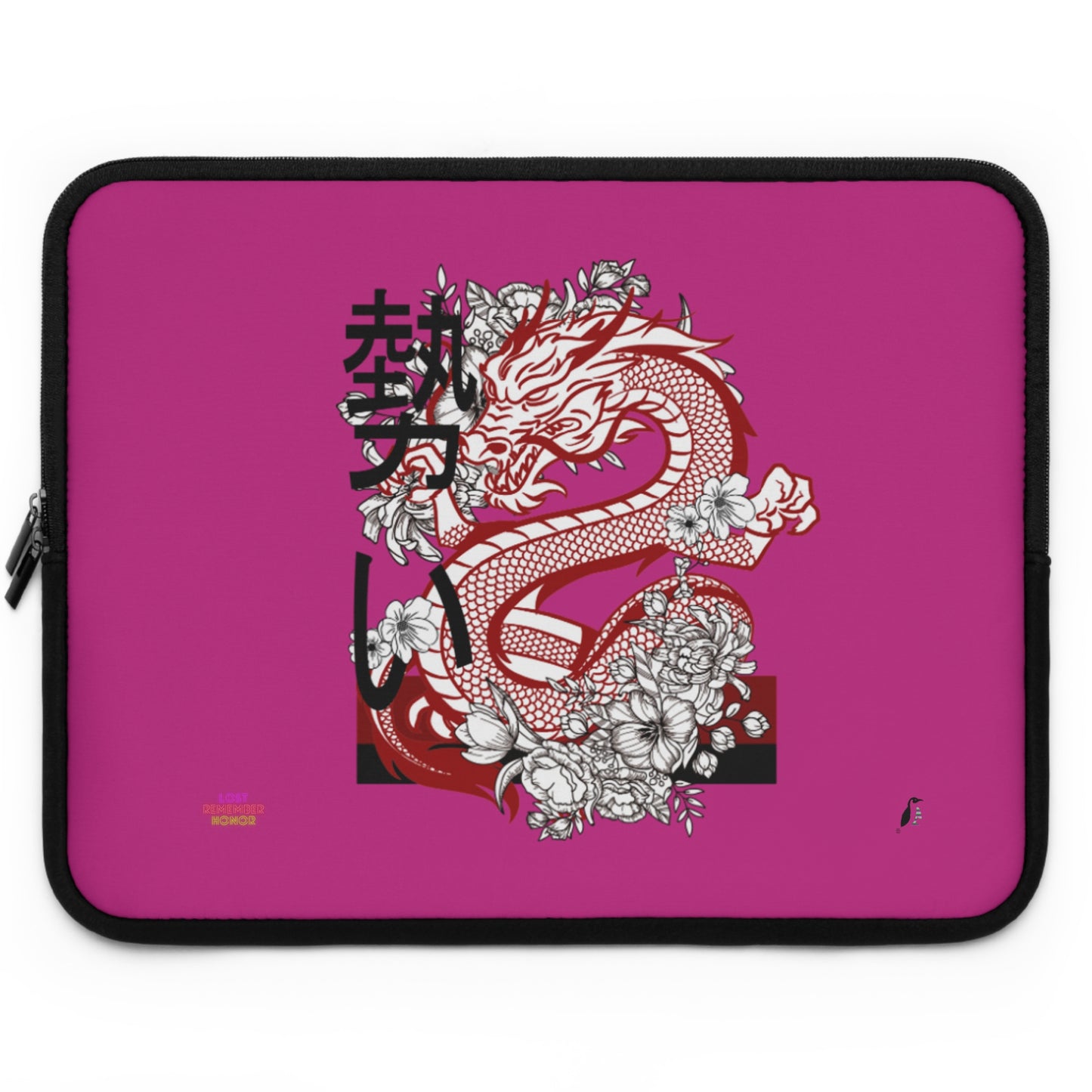 Laptop Sleeve: Dragons Pink