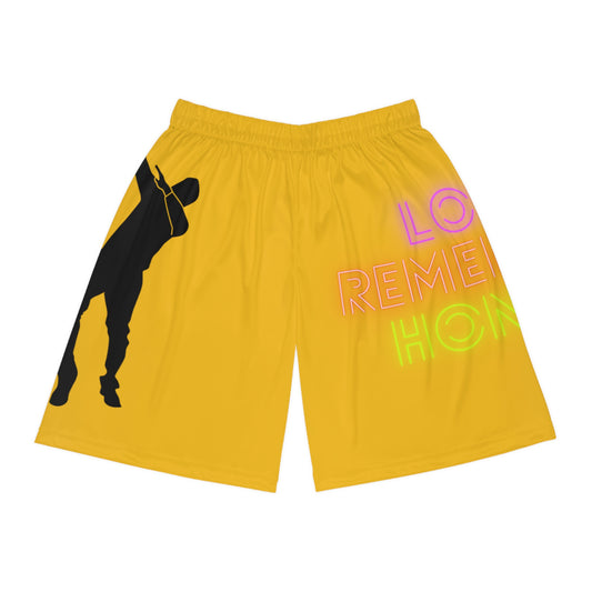 Basketball Shorts: Dance Yellow