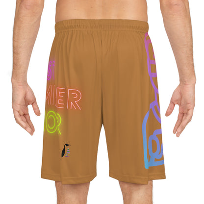 Basketball Shorts: Gaming Lite Brown