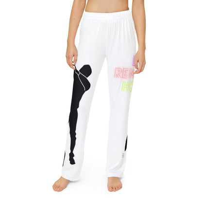 Kids Pajama Pants: Dance White