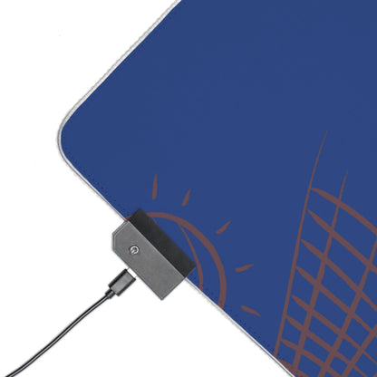 LED Gaming Mouse Pad: Volleyball Dark Blue