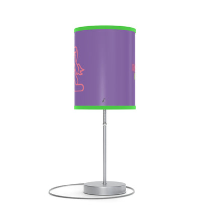 Lamp on a Stand, US|CA plug: Fight Cancer Lite Purple 